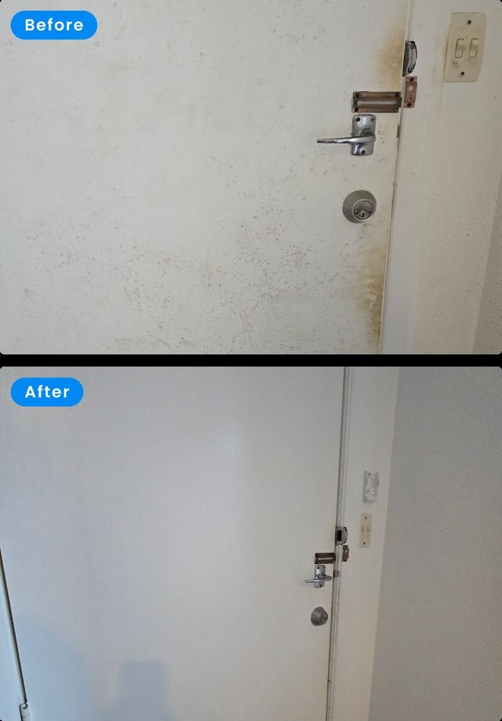 Before and after clean by DSkip Cleaning