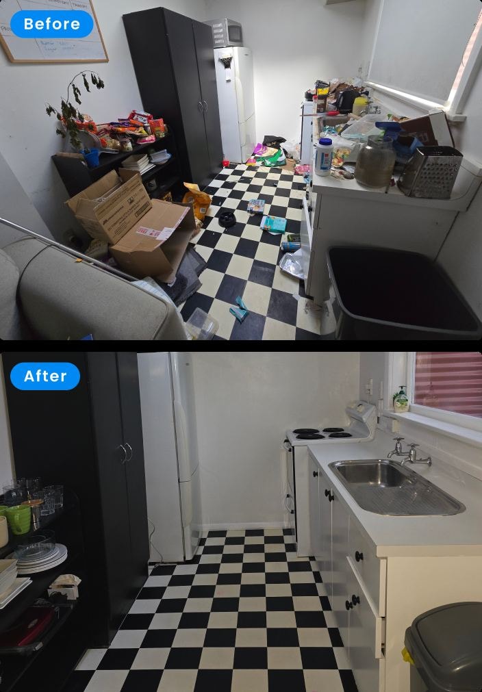 Before and after clean by DSkip Cleaning