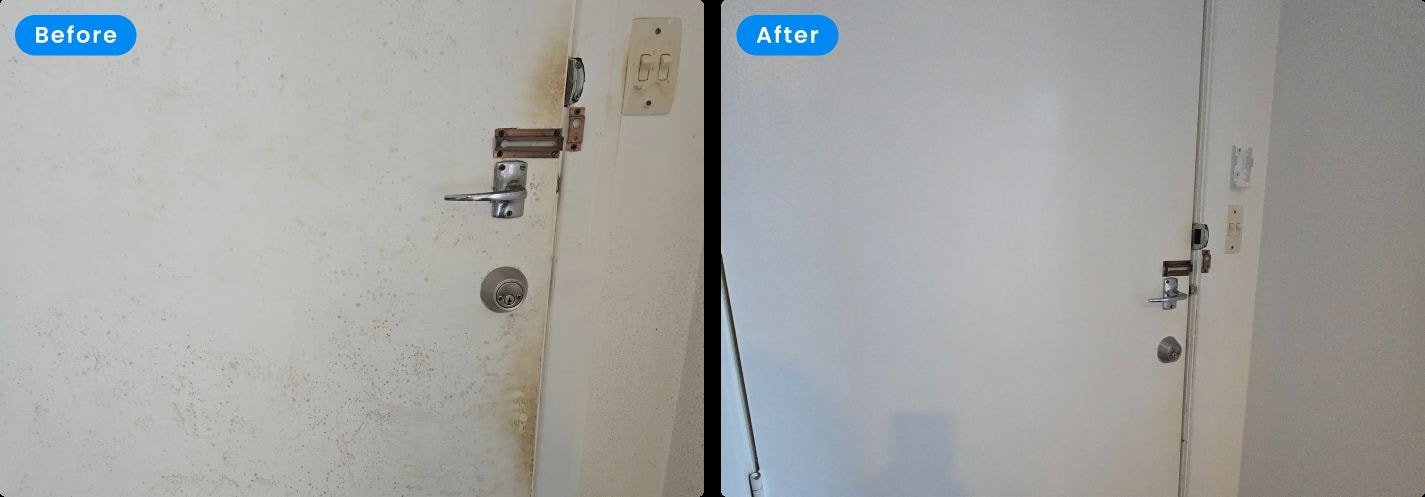 Before and after clean by DSkip Cleaning